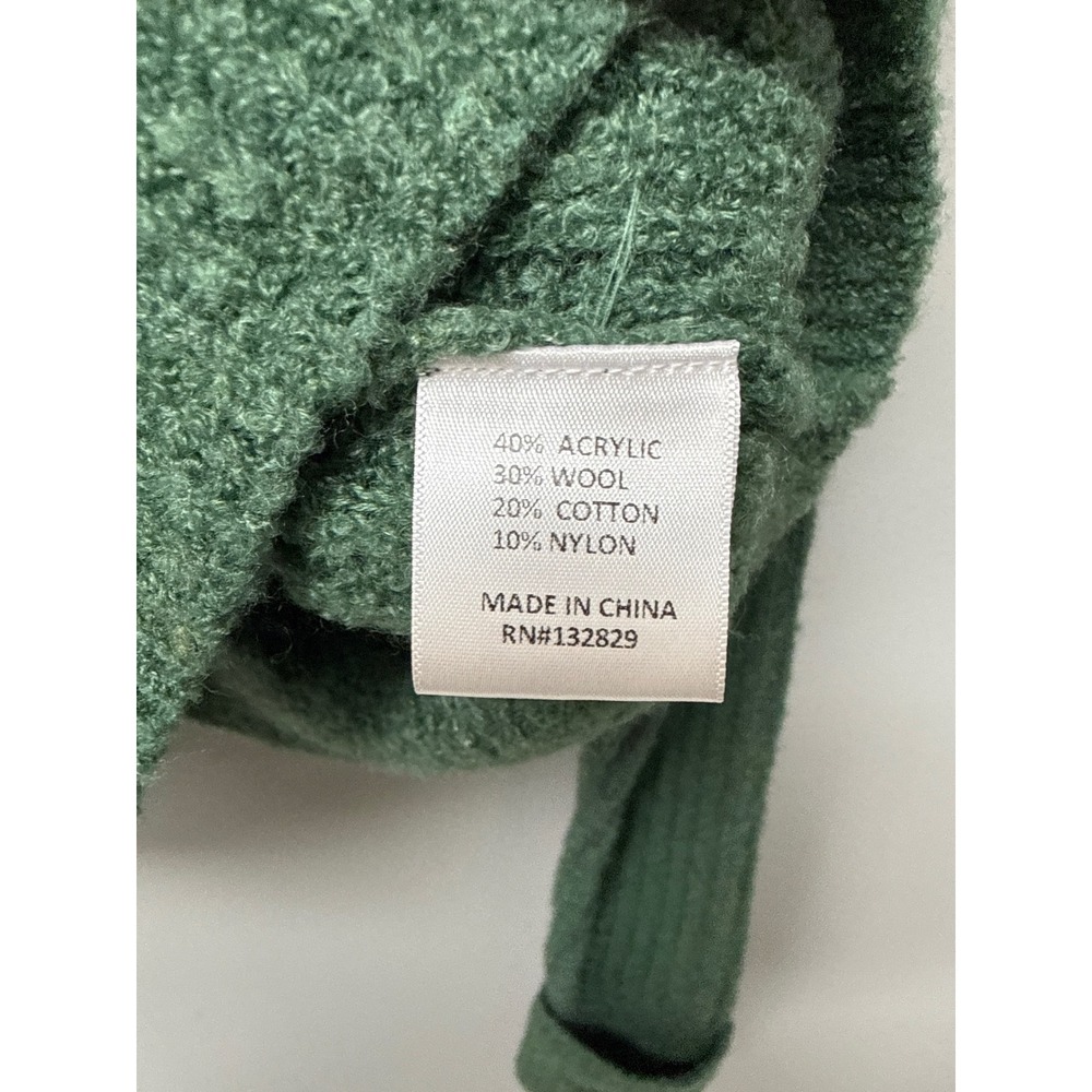 Revolve Lovers & Friends Caroline Cardigan Woman XS Green Moss Ribbed Wool Blend - Picture 6 of 8